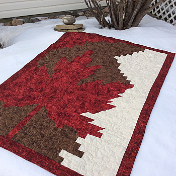 The Glorious & Free pattern designed for Quilts of Valour Canada